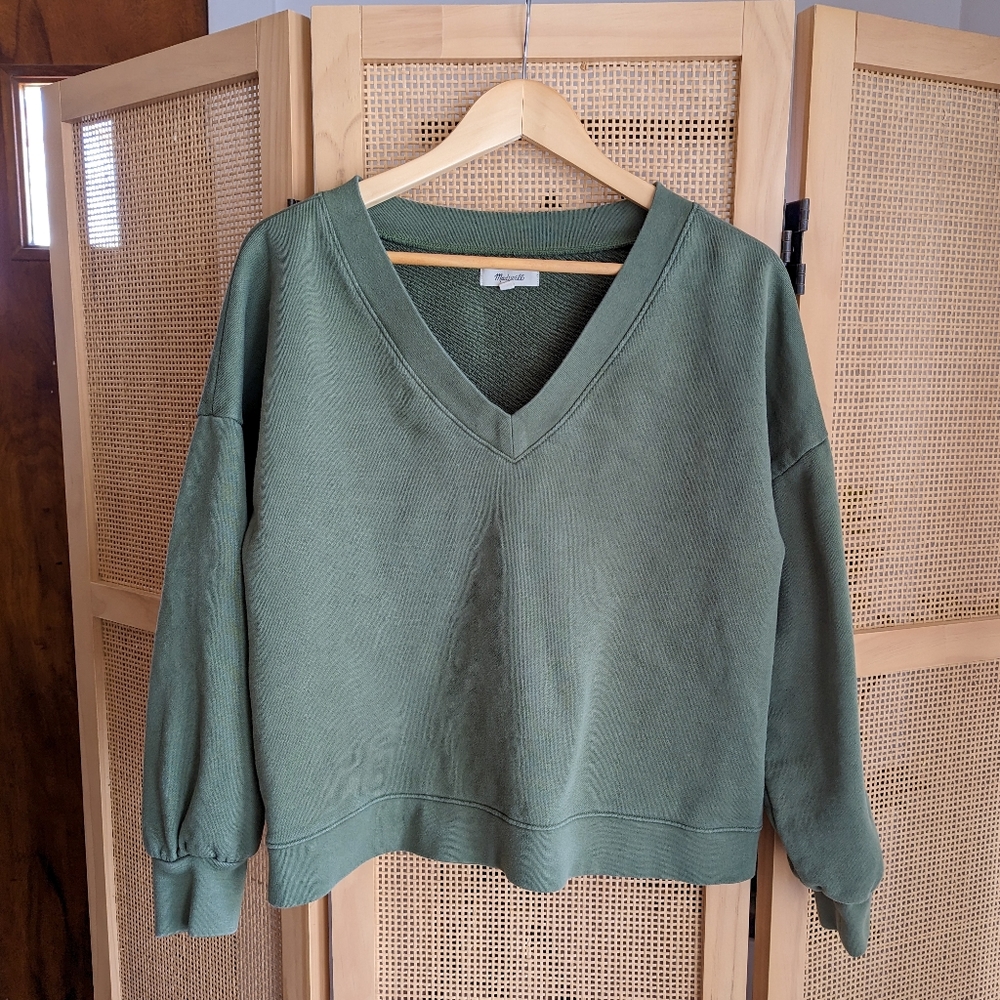 Madewell Green Sweatshirt